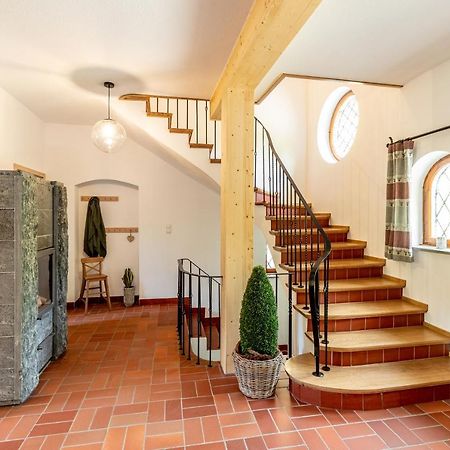 Landhaus Karbach Komplett Oder Einzelne Wohneinheiten Villa Inkl Sauna Bzw Waldhaeuschen Hirten エクステリア 写真
